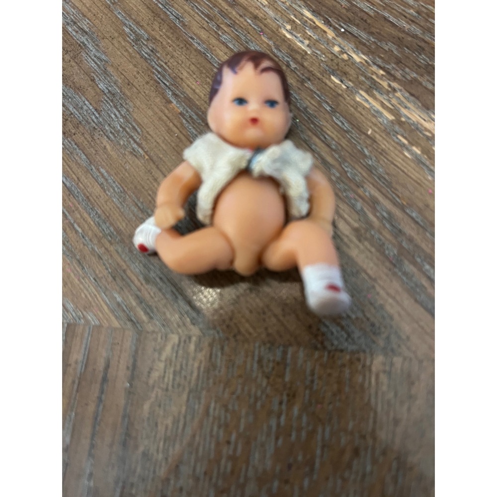 Vintage Ari 1960's Miniature Anatomically Correct Baby Boy Doll Tiny Toy